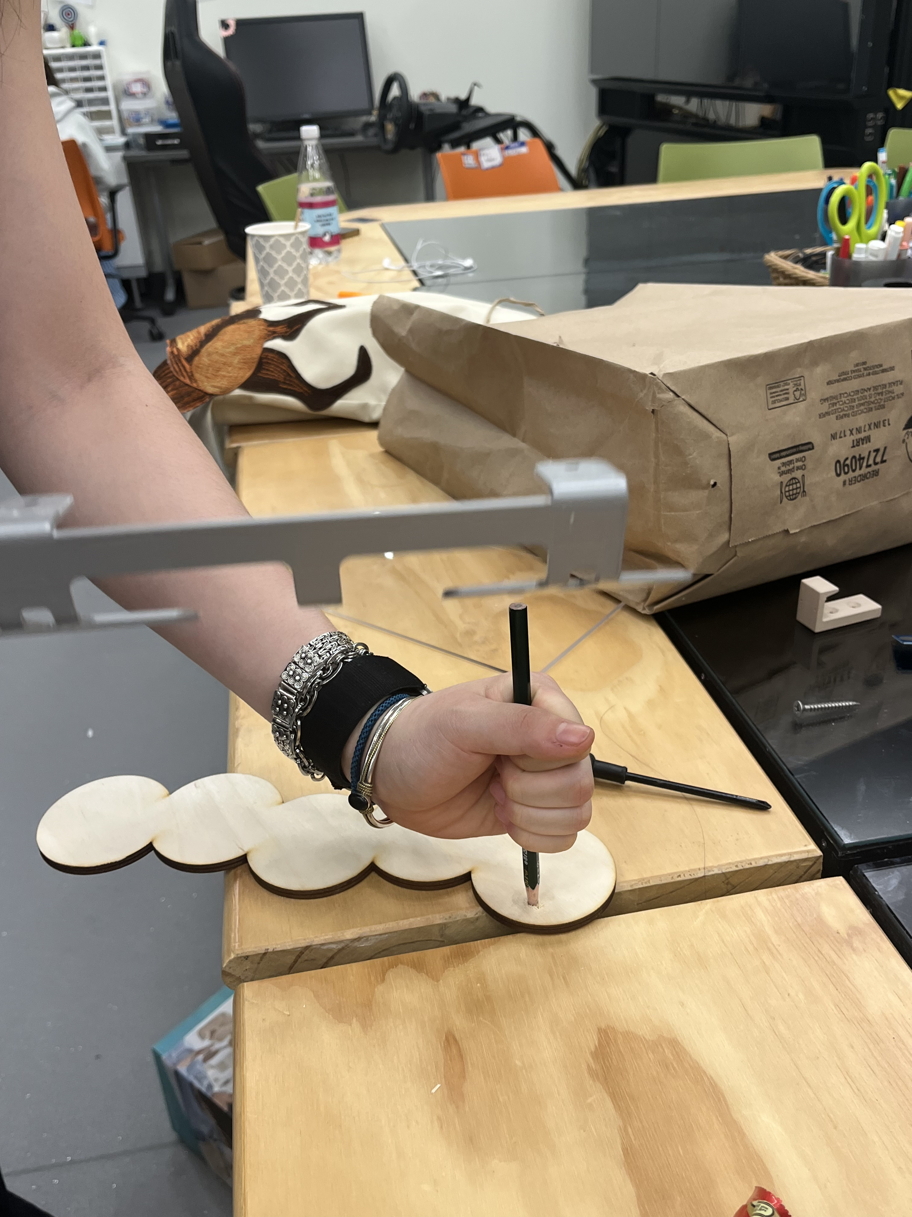 Nailing for hooks